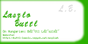 laszlo buttl business card
